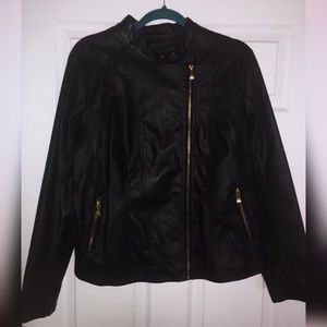 Faux Leather Jacket